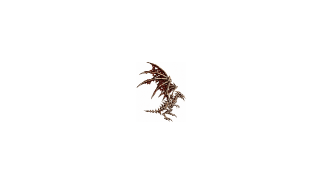 Miniature Bone Dragon (Pre-Searing)