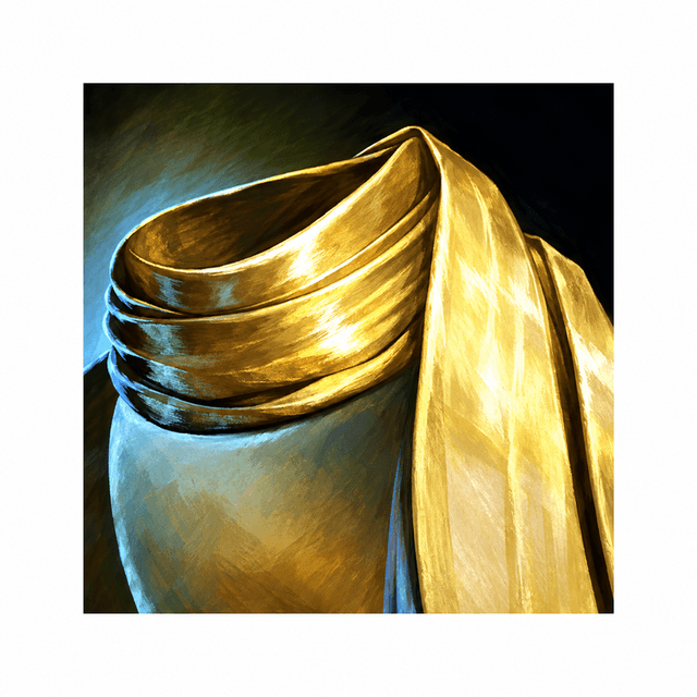 Golden Racing Scarf